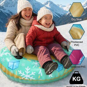 Winter Fun Starts Here ❄️ | Safety Snow Tube